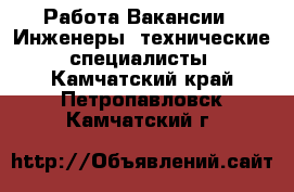 Работа Вакансии - Инженеры, технические специалисты. Камчатский край,Петропавловск-Камчатский г.